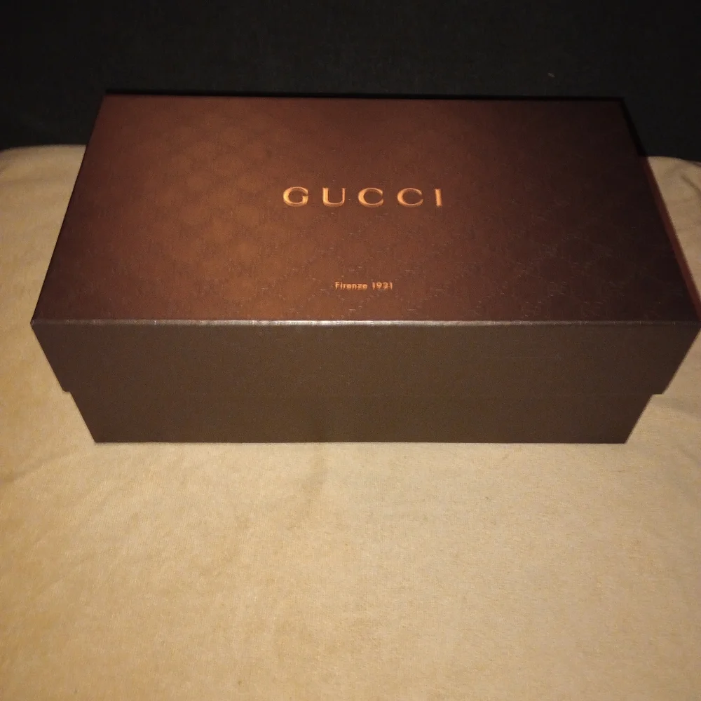 IOB Gucci Bamboo Accent Suede Brogues Men's Size: 9 - Picture 14 of 15